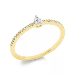 Yellowgold Diamond Ring