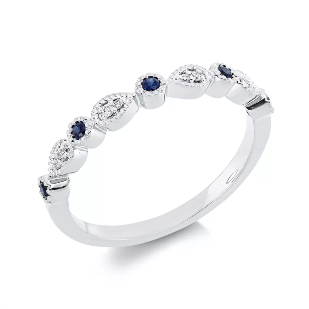 Whitegold Sapphire Ring