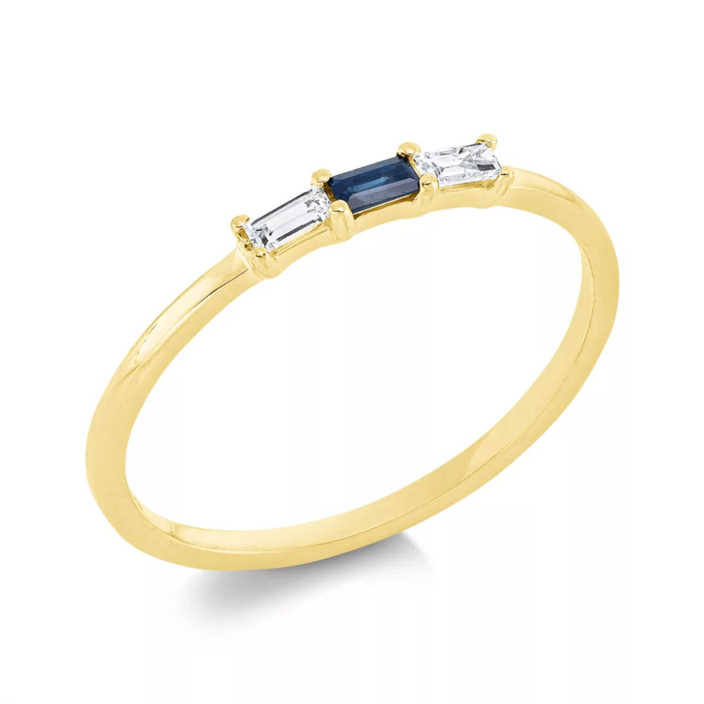 Yellowgold Sapphire Ring