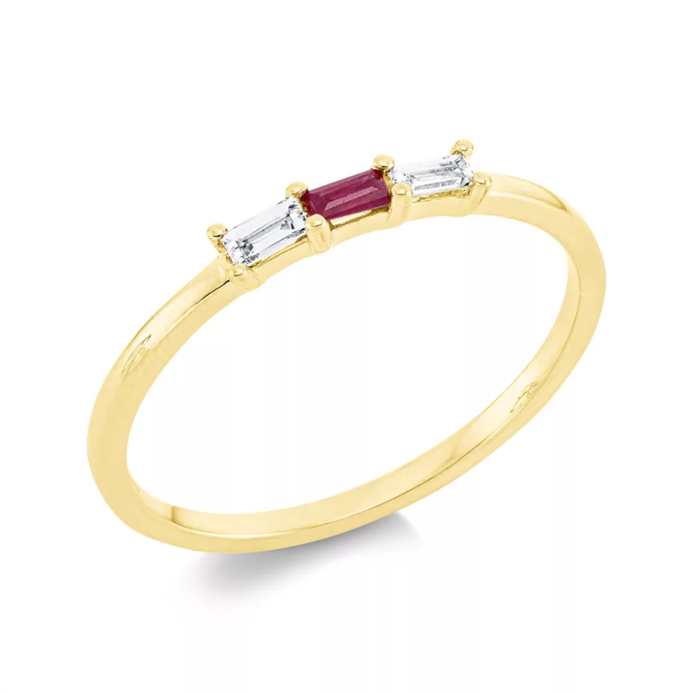 Yellowgold Ruby Ring