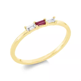 Yellowgold Ruby Ring