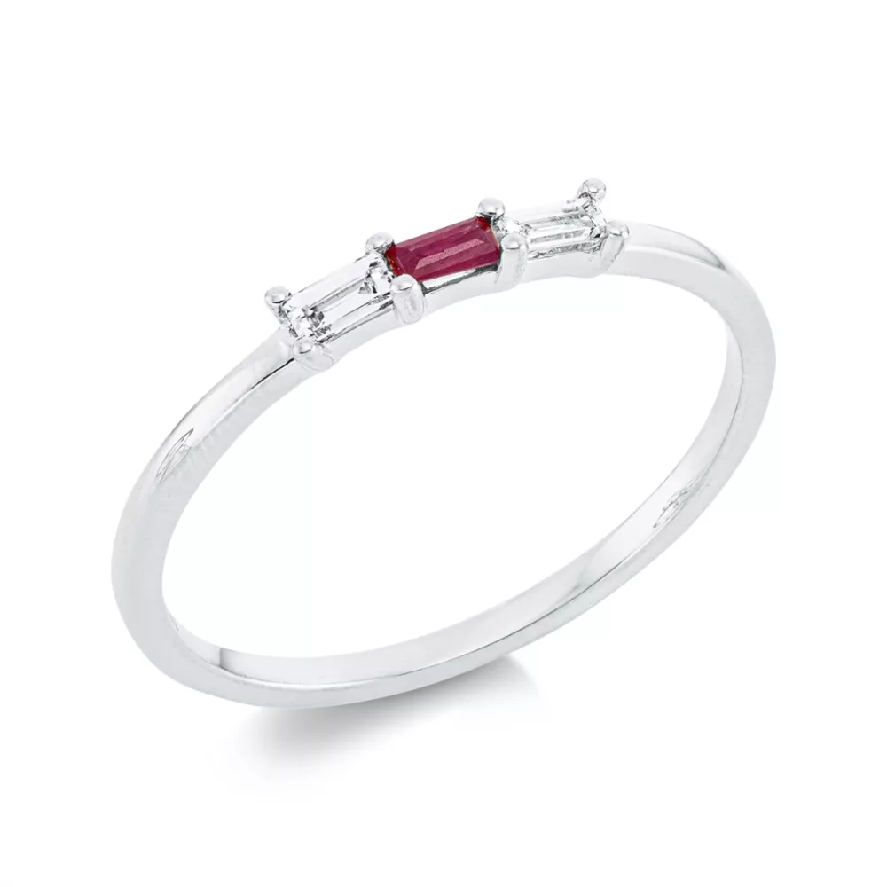 Whitegold Ruby Ring