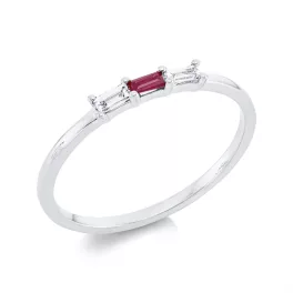 Whitegold Ruby Ring