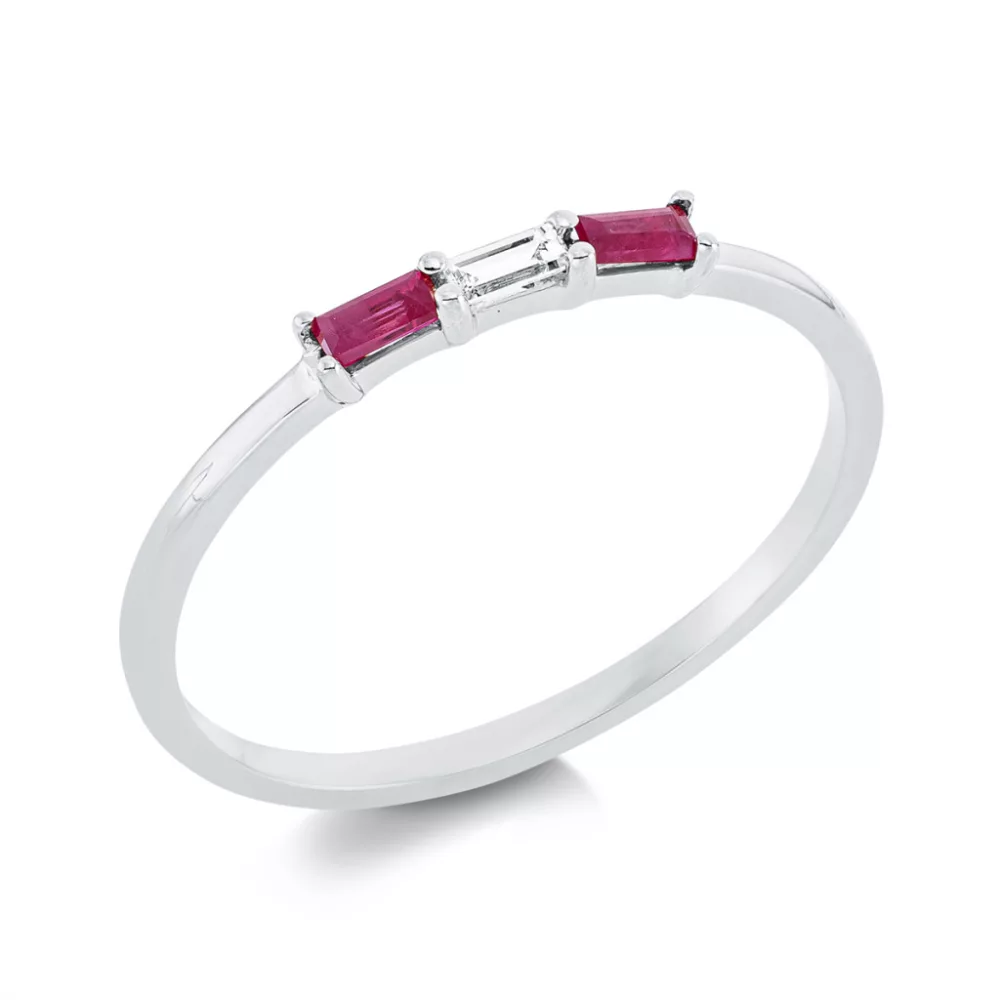 Whitegold Ruby Ring