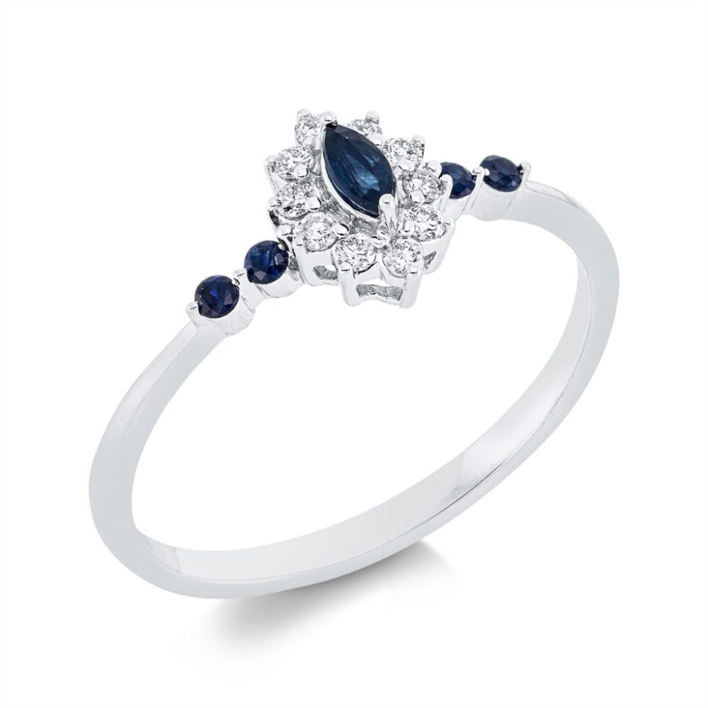 Whitegold Sapphire Ring