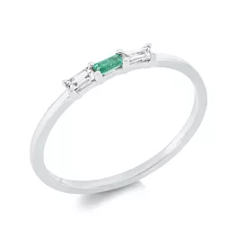 Whitegold Emerald Ring