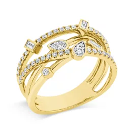 Yellowgold Diamond Ring
