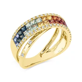 Yellowgold Sapphire Ring