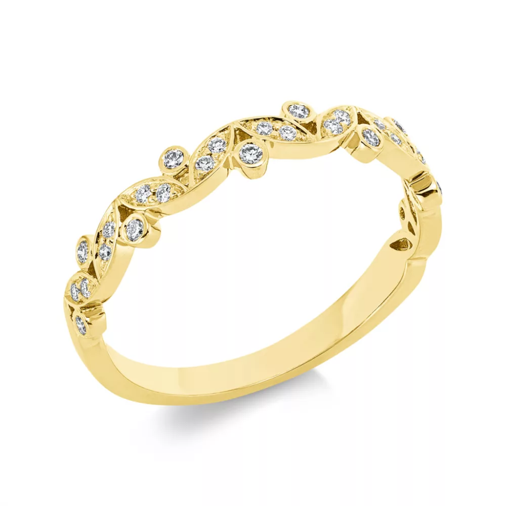 Yellowgold Diamond Ring