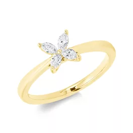 Yellowgold Diamond Ring