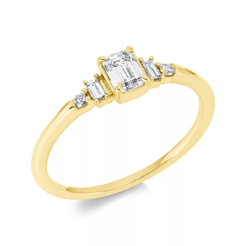 Yellowgold Diamond Ring