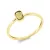 Yellowgold Peridot Ring