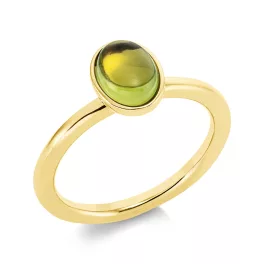 Yellowgold Peridot Ring