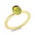 Yellowgold Peridot Ring