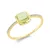 Yellowgold Peridot Ring