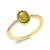 Yellowgold Peridot Ring