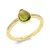 Yellowgold Peridot Ring