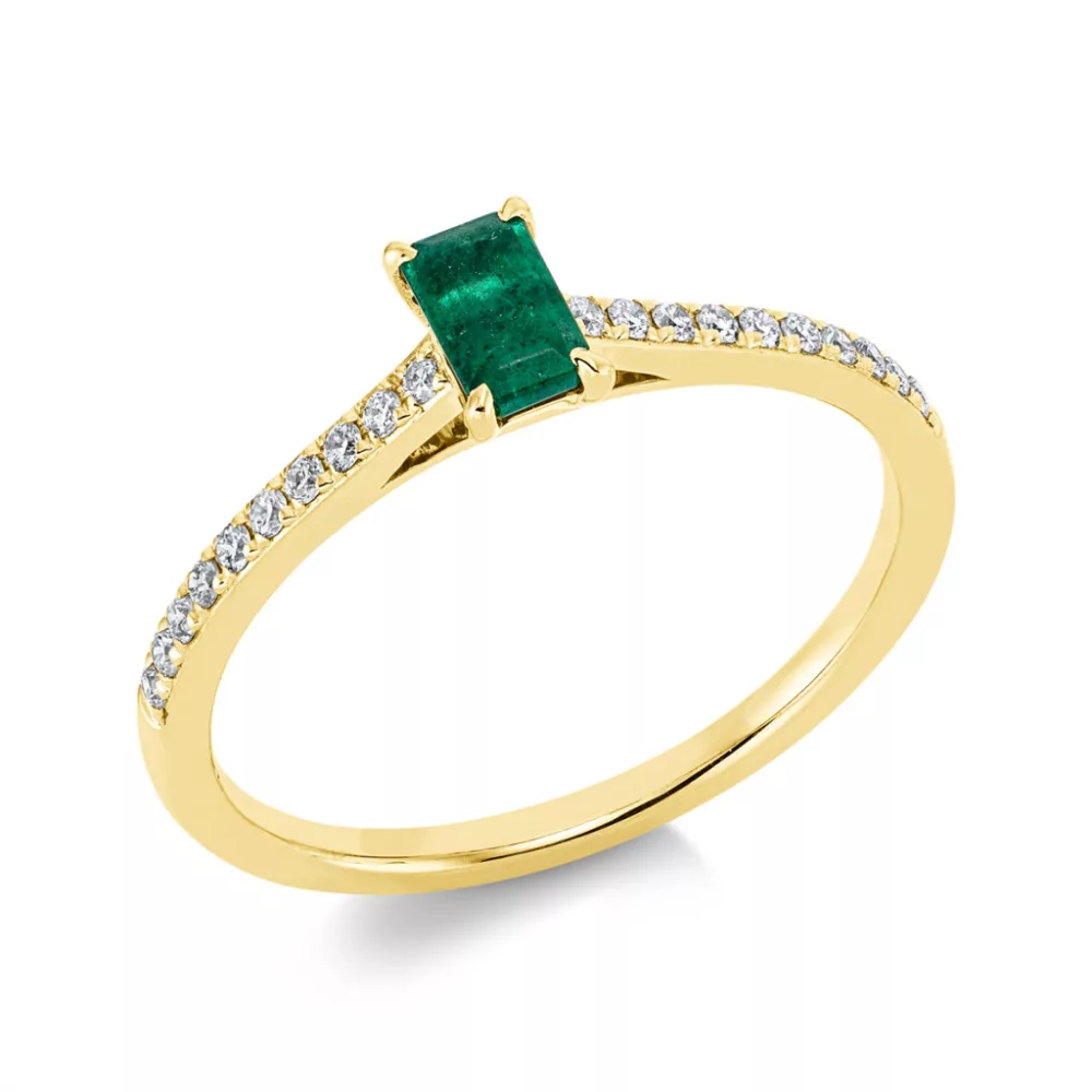 Yellowgold Emerald Ring