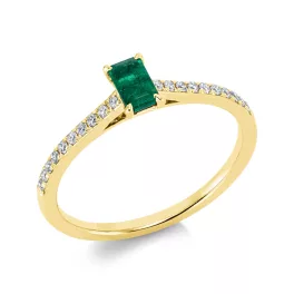 Yellowgold Emerald Ring