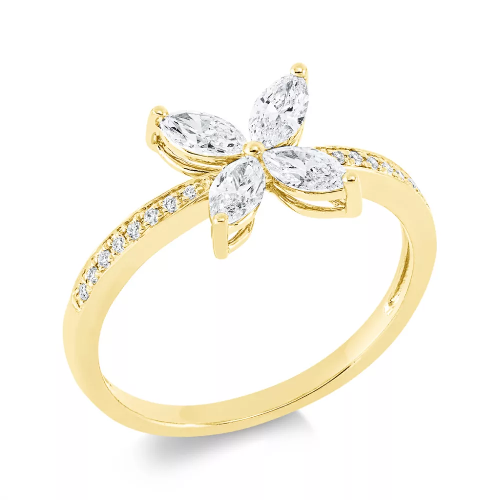 Yellowgold Diamond Ring