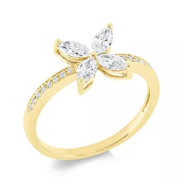 Yellowgold Diamond Ring