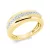 Sárga arany Gyémánt Gyűrű