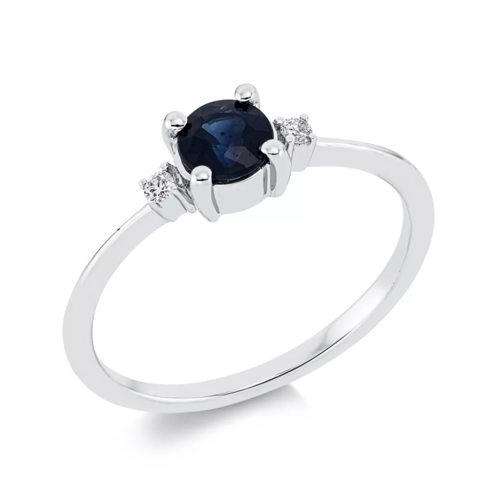 Whitegold Sapphire Ring
