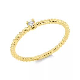 Yellowgold Diamond Ring