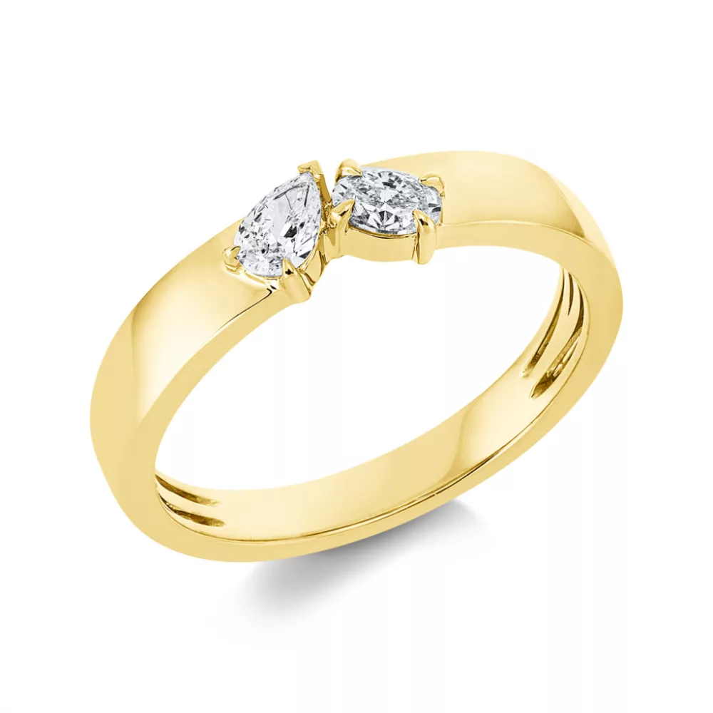 Yellowgold Diamond Ring