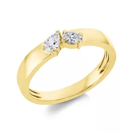 Yellowgold Diamond Ring