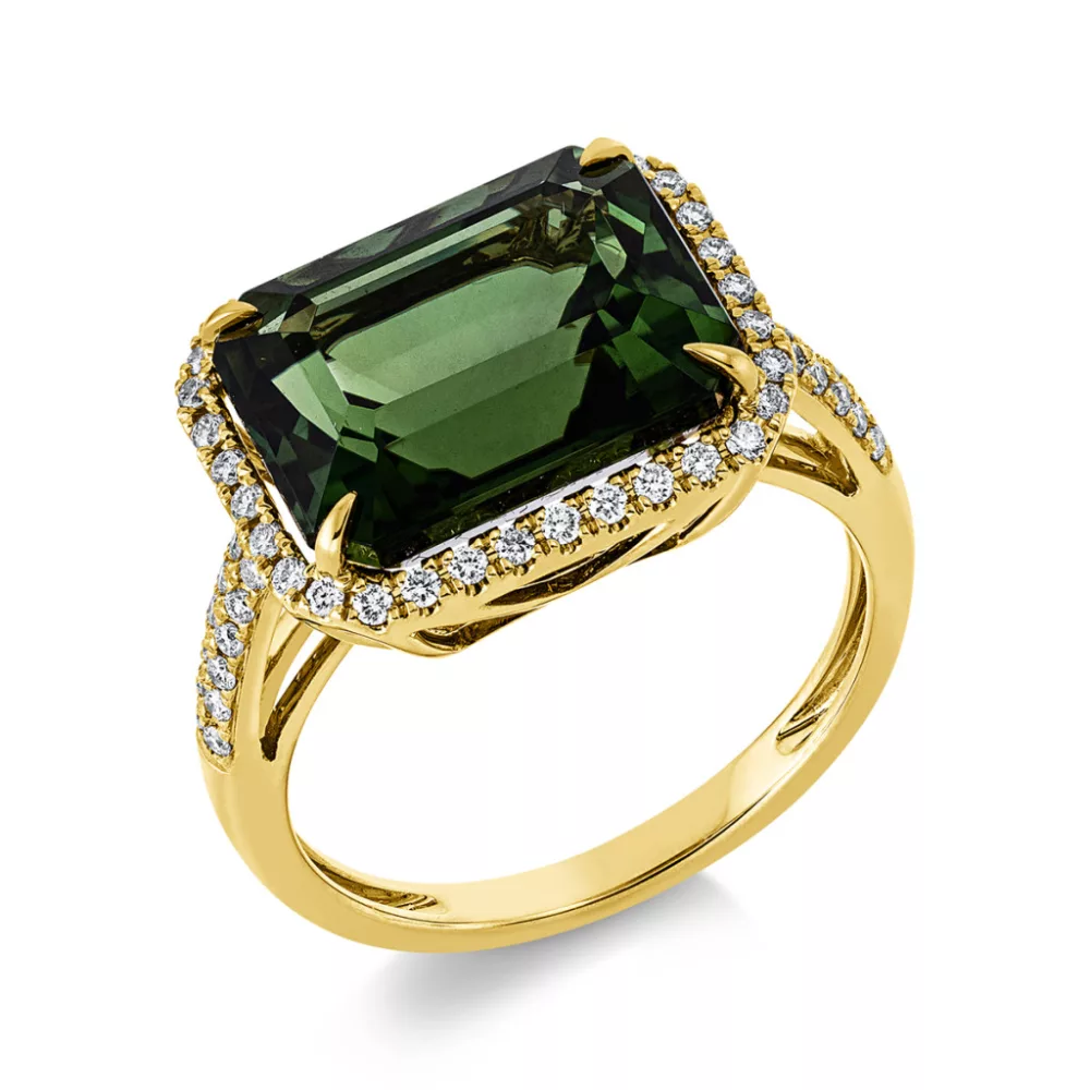 Yellowgold Tourmaline Ring