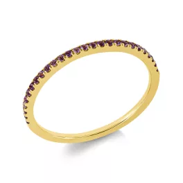 Yellowgold Amethyst Ring