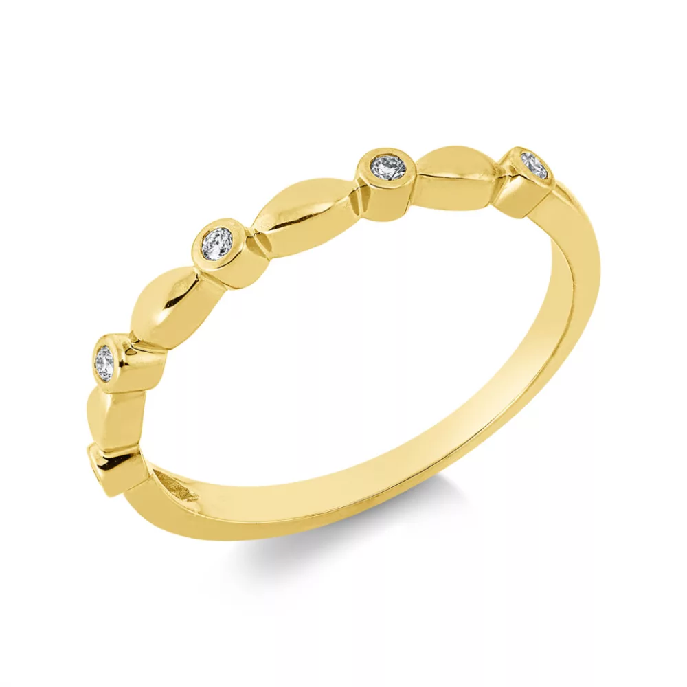 Yellowgold Diamond Ring