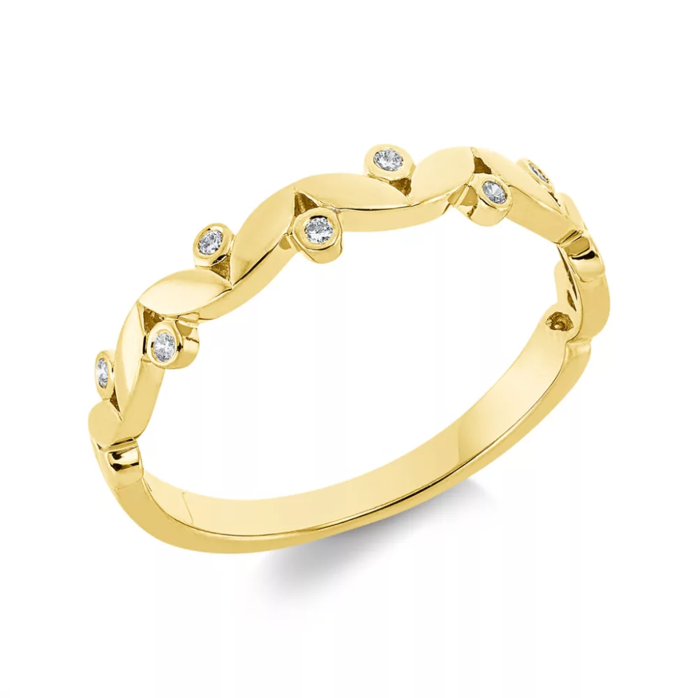 Yellowgold Diamond Ring