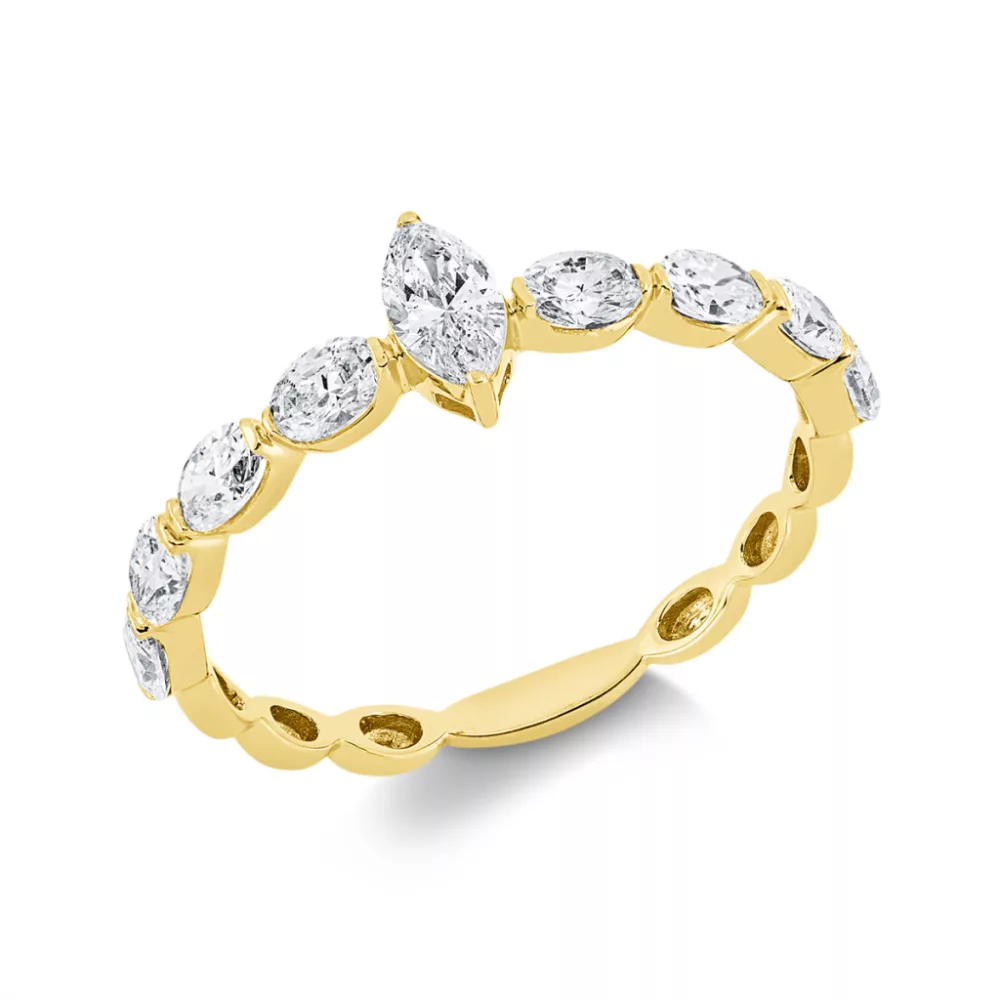 Yellowgold Diamond Ring