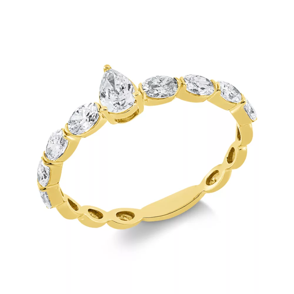 Yellowgold Diamond Ring