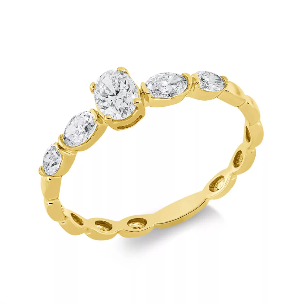 Yellowgold Diamond Ring