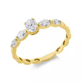 Yellowgold Diamond Ring