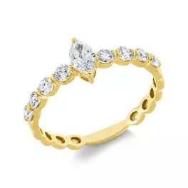 Yellowgold Diamond Ring