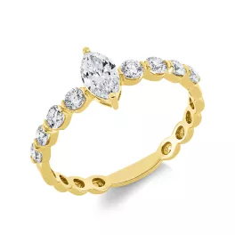 Yellowgold Diamond Ring