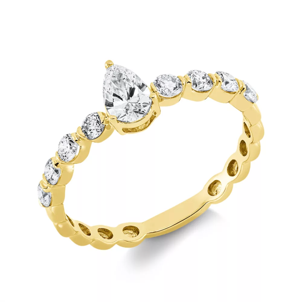 Yellowgold Diamond Ring