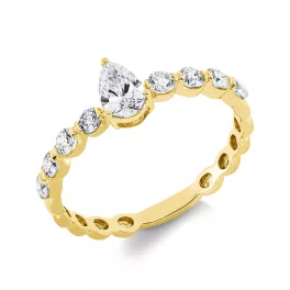 Yellowgold Diamond Ring