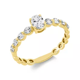Yellowgold Diamond Ring