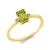 Yellowgold Peridot Ring