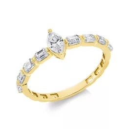 Yellowgold Diamond Ring