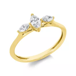 Yellowgold Diamond Ring