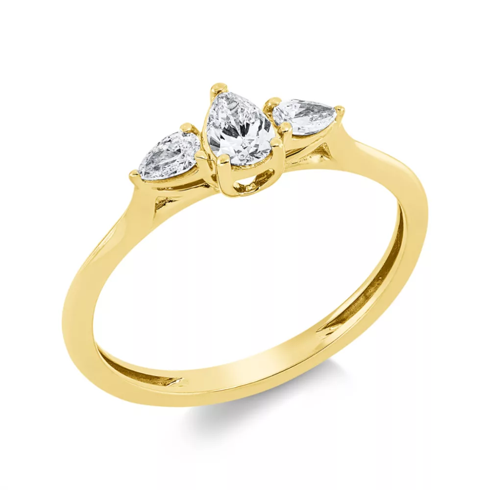 Yellowgold Diamond Ring