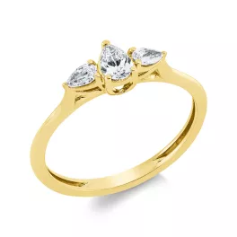 Yellowgold Diamond Ring