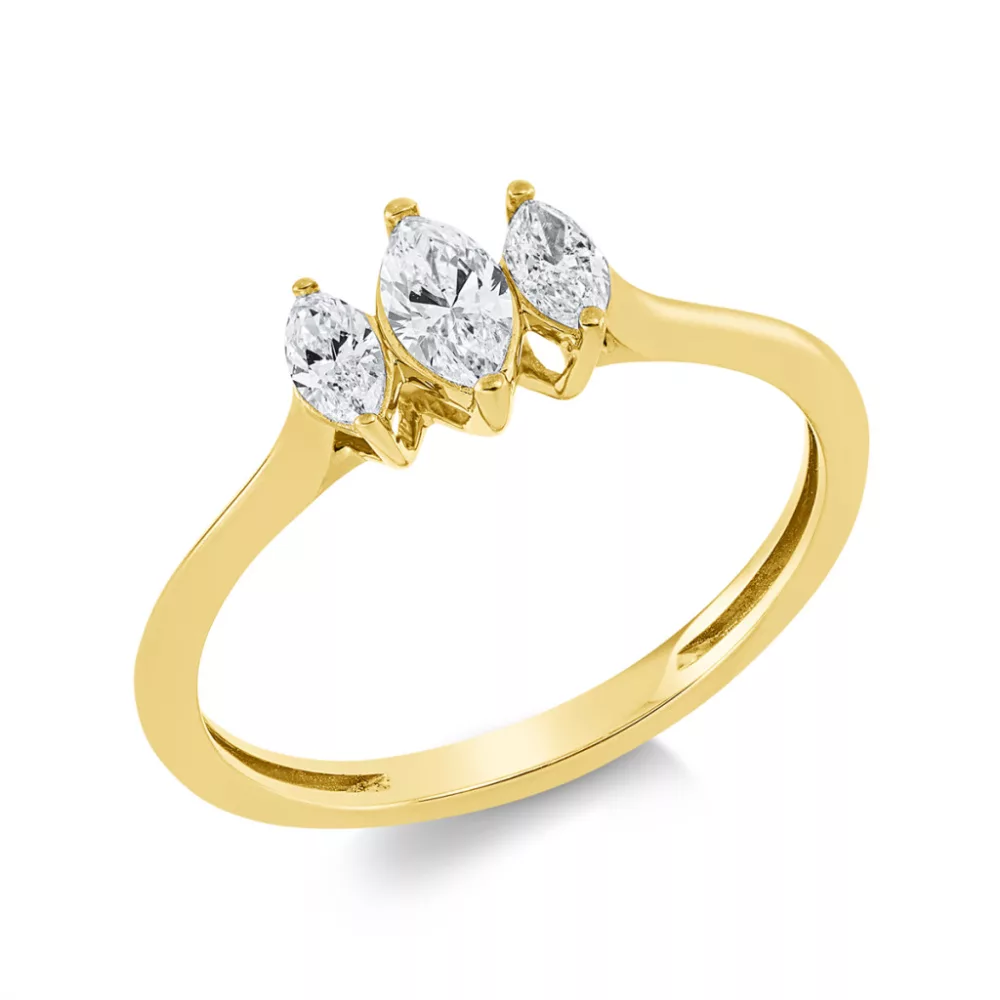 Yellowgold Diamond Ring