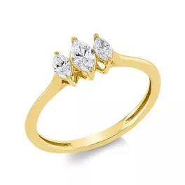 Yellowgold Diamond Ring